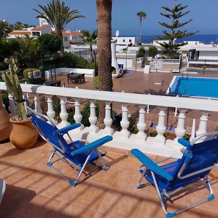 First Line Villa Floor Studio Apartment With Amazing Sea View Air Conditioned Just 50M From The Beach Costa Adeje  Esterno foto