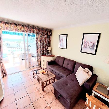 First Line Villa Floor Studio Apartment With Amazing Sea View Air Conditioned Just 50M From The Beach Costa Adeje  Esterno foto
