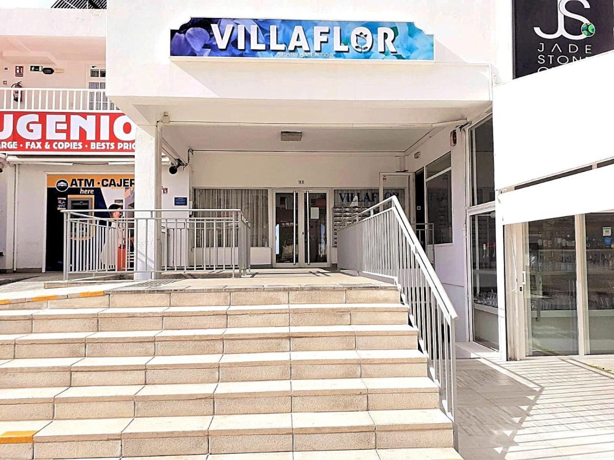 First Line Villa Floor Studio Apartment With Amazing Sea View Air Conditioned Just 50M From The Beach Costa Adeje  Esterno foto